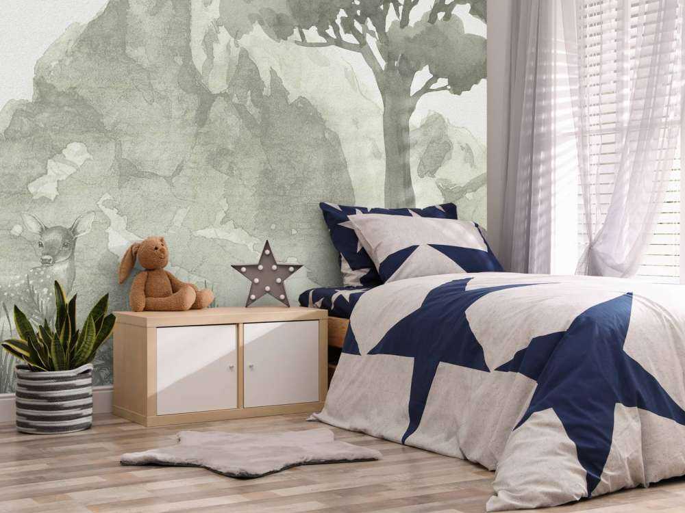 Góra w kolorze zielonym