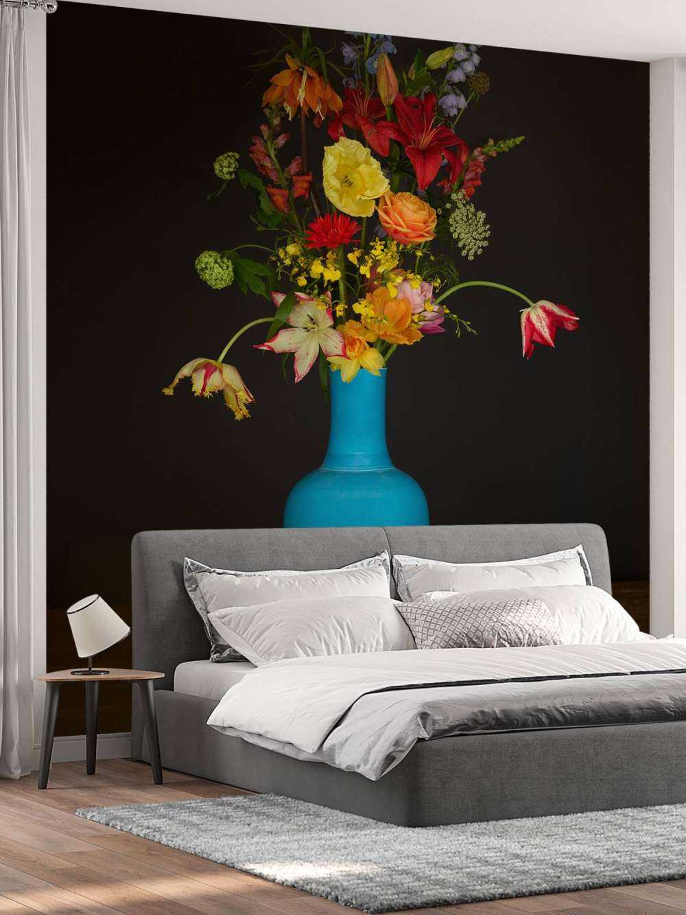 Obfity bukiet kwiatów