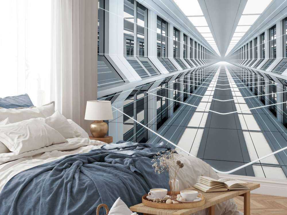 Korytarz 3D w biurze