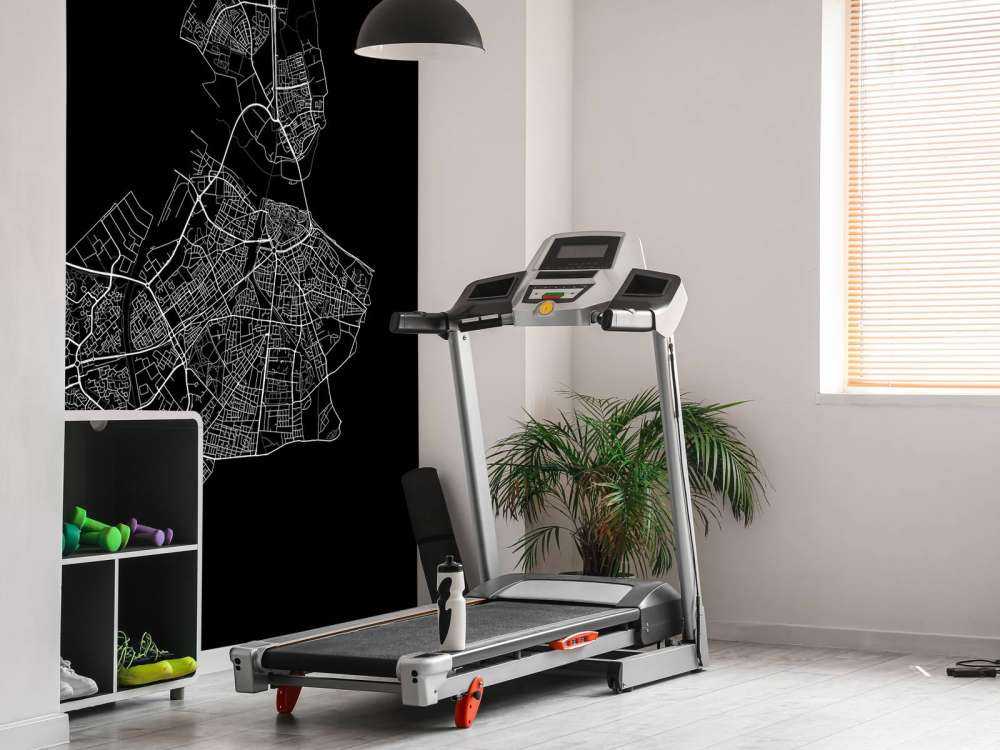 Mapa Nijmegen, czarna