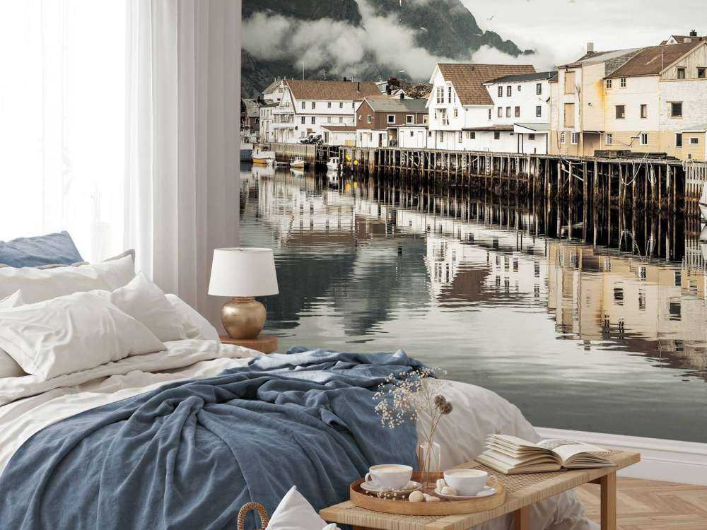 Wioska rybacka na Lofotach