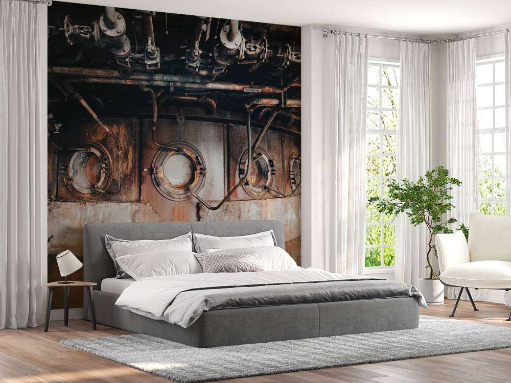 Stary piec przemysłowy