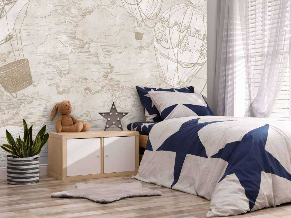 Balony na gorące powietrze nad miastem