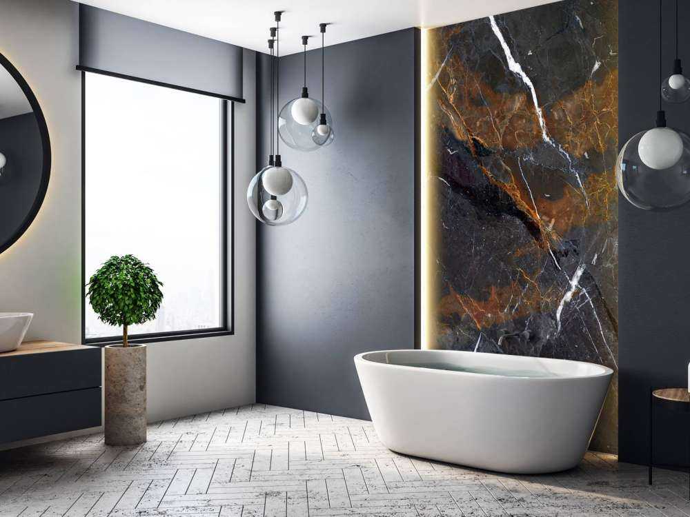 Marmur w ciepłych kolorach