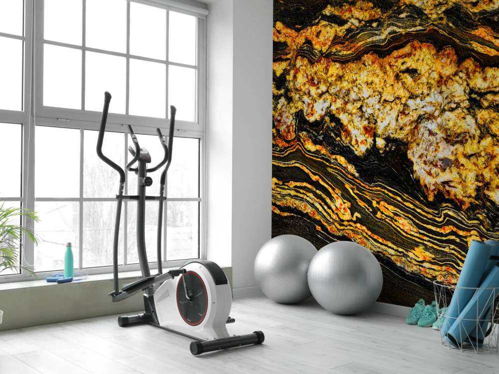 Marmur w kolorze czarnego złota