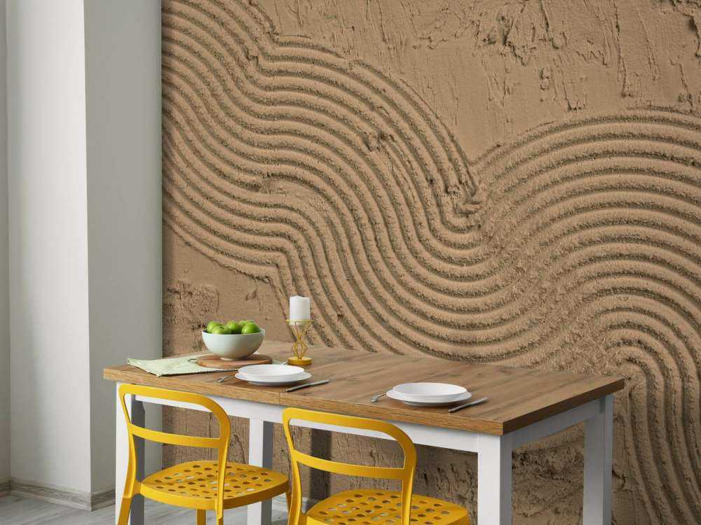 Organiczne linie i struktury w kolorze złotego brązu