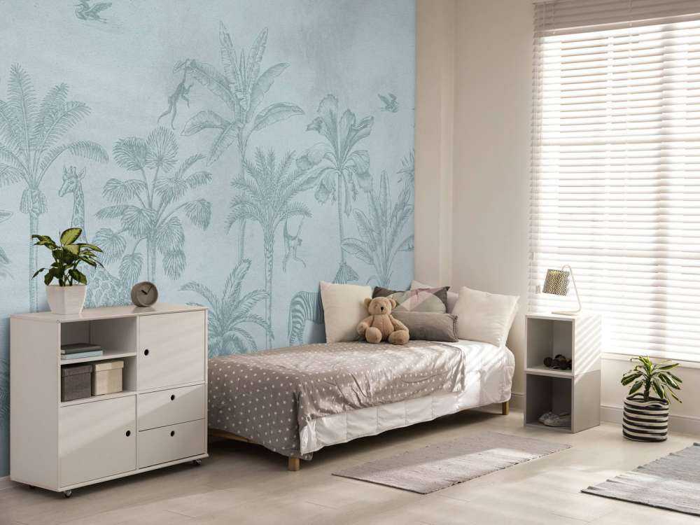 Tropikalne zwierzę dżungla niebieski