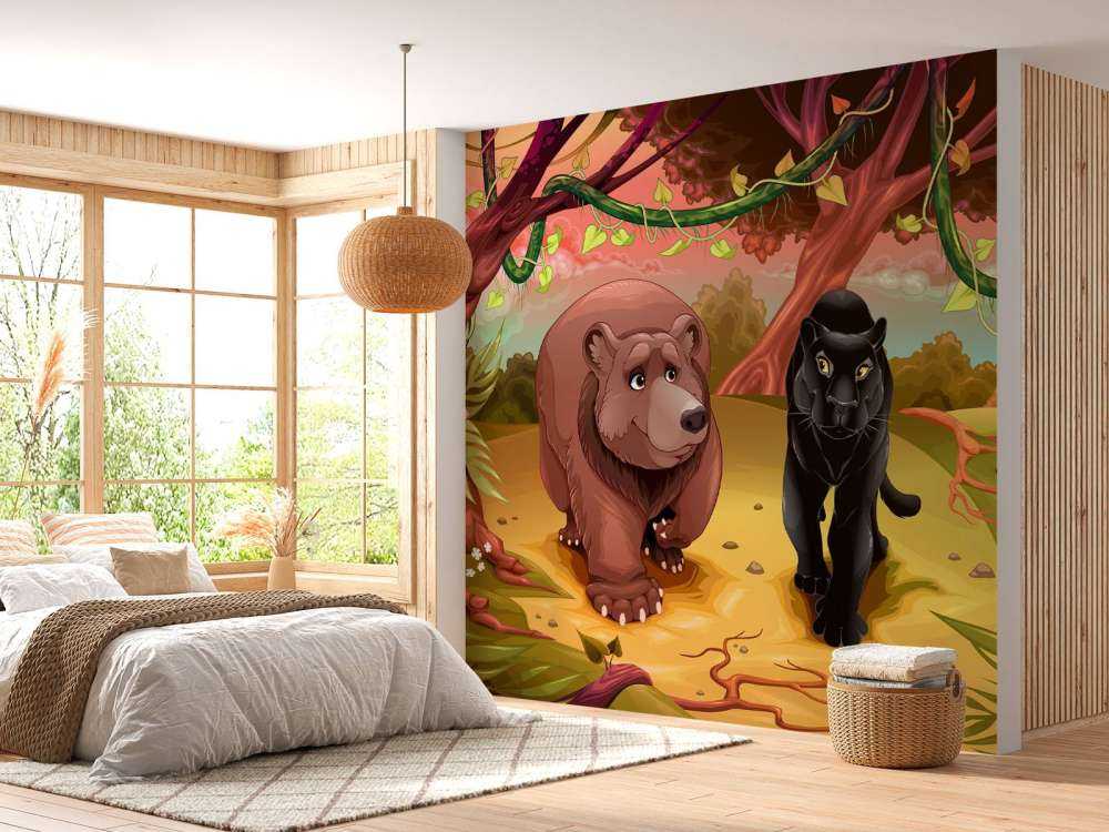 Przyjazne zwierzęta z dżungli