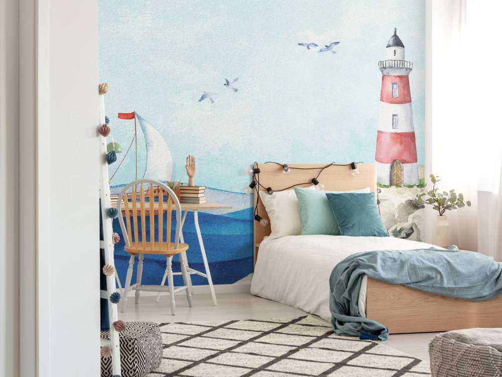 Latarnia morska na skałach