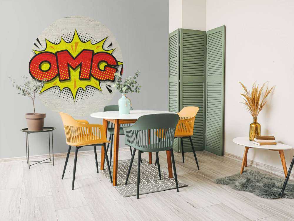 Kolorowe graffiti na ścianie