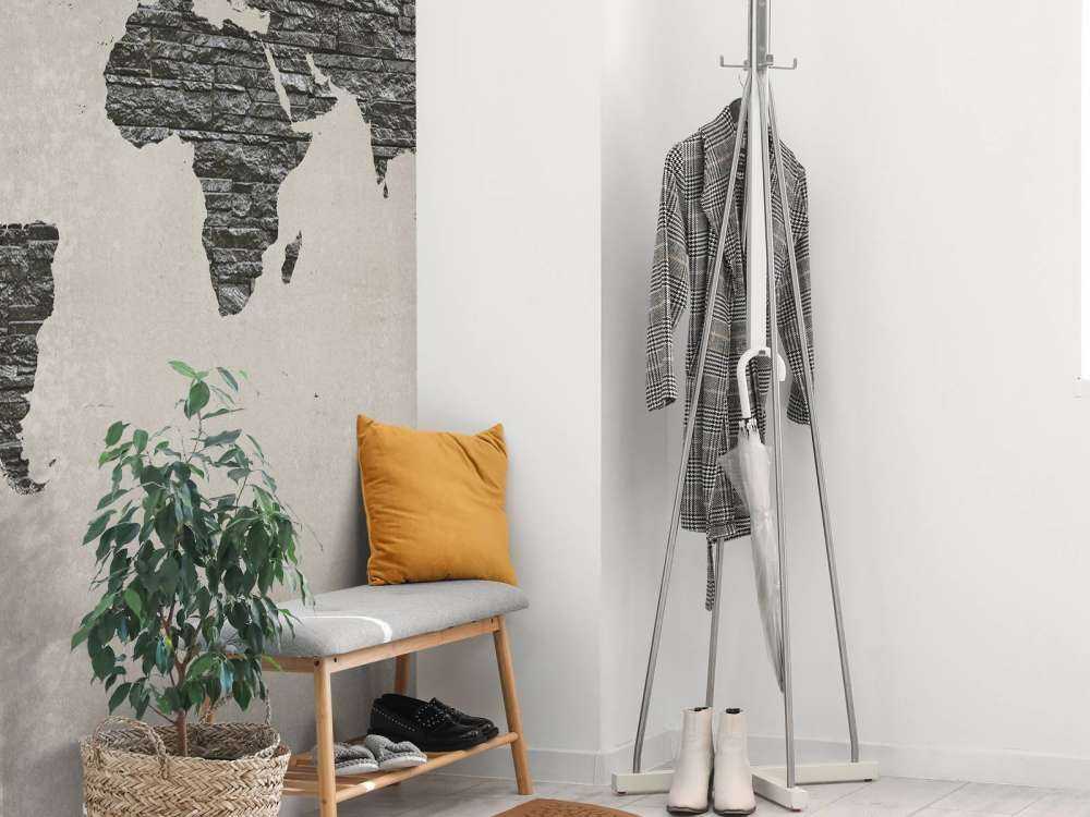 Mapa świata ciemne kamienie