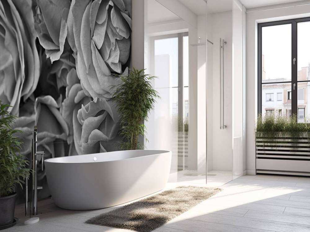 Róże czarno-białe