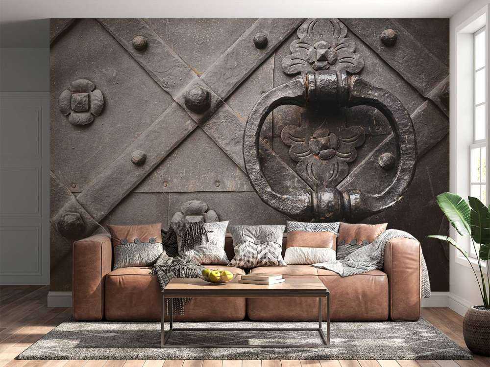 Stare drzwi z dźwignią