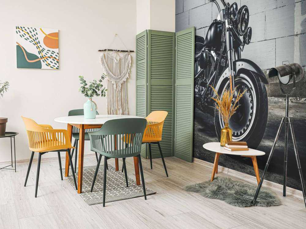 Pięknie wypolerowany silnik