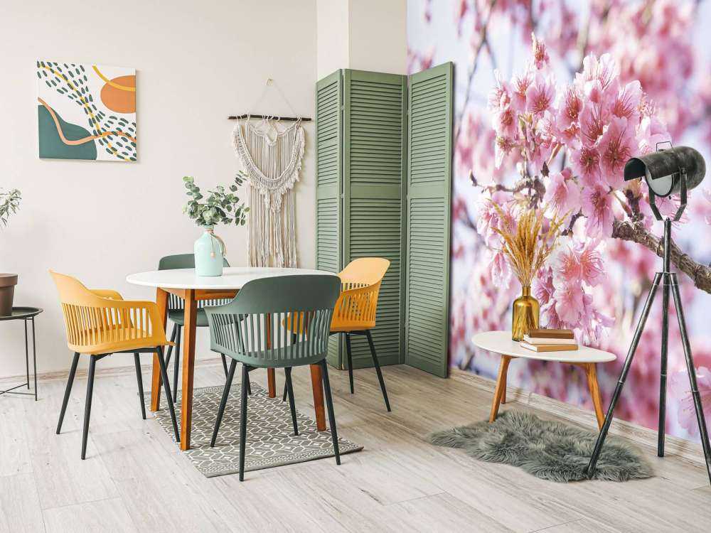 Zbliżenie na różowego kwiatka