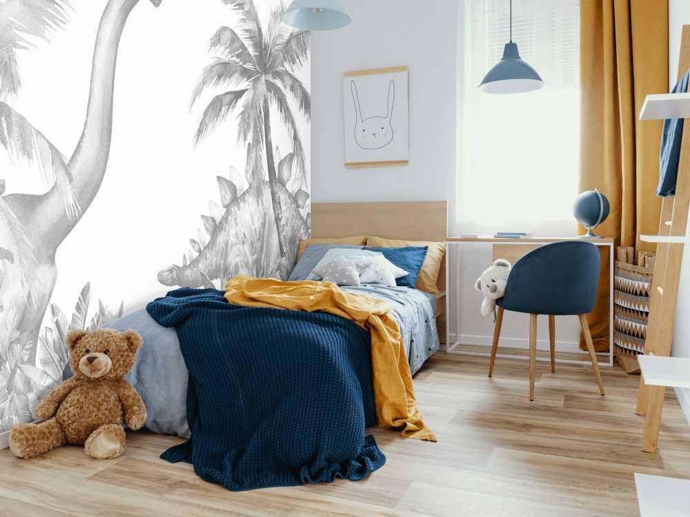 Dinozaury czarne i białe