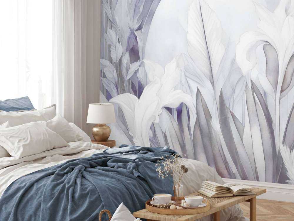 Irysy o wschodzie słońca fioletowe