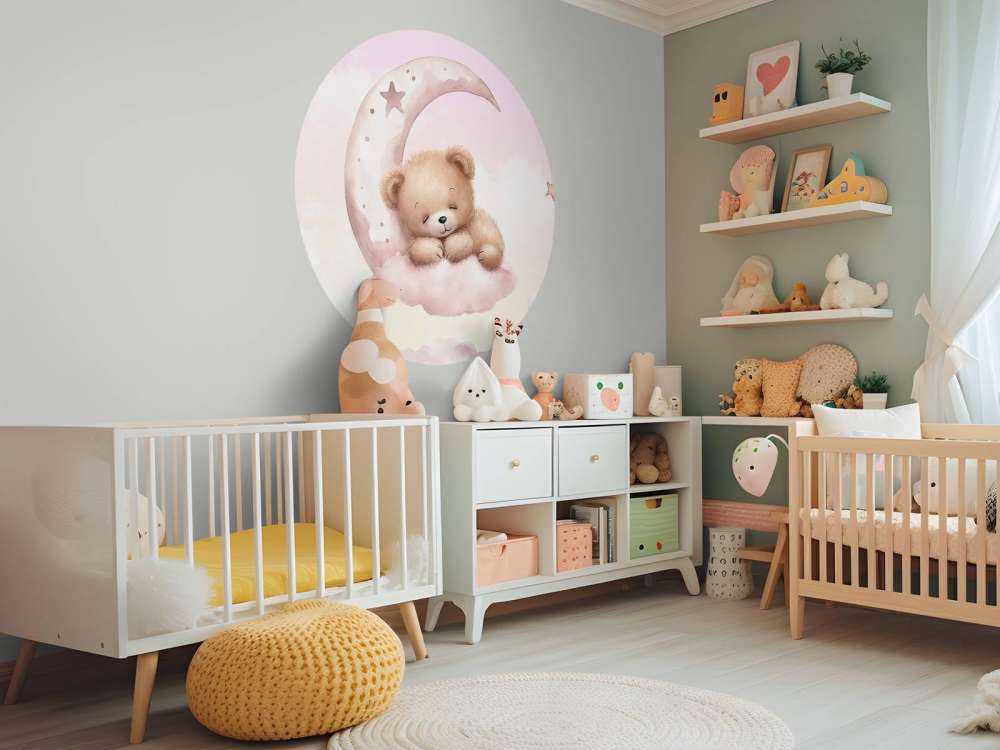 Śpiące misie na księżycu