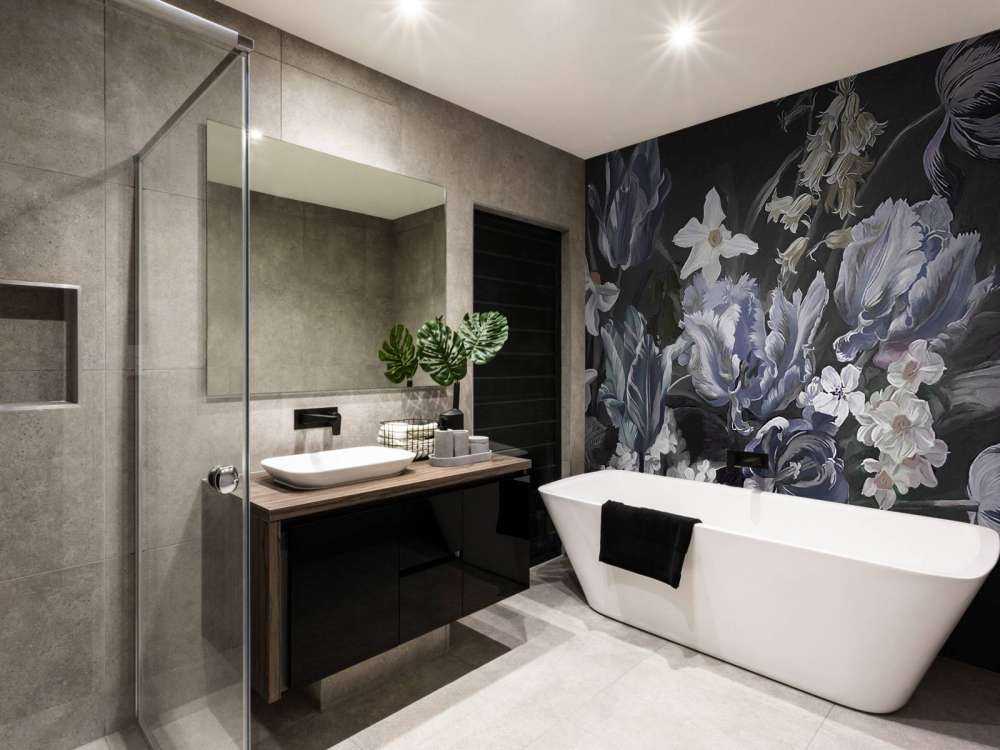 Bukiet z niebieskimi piwoniami