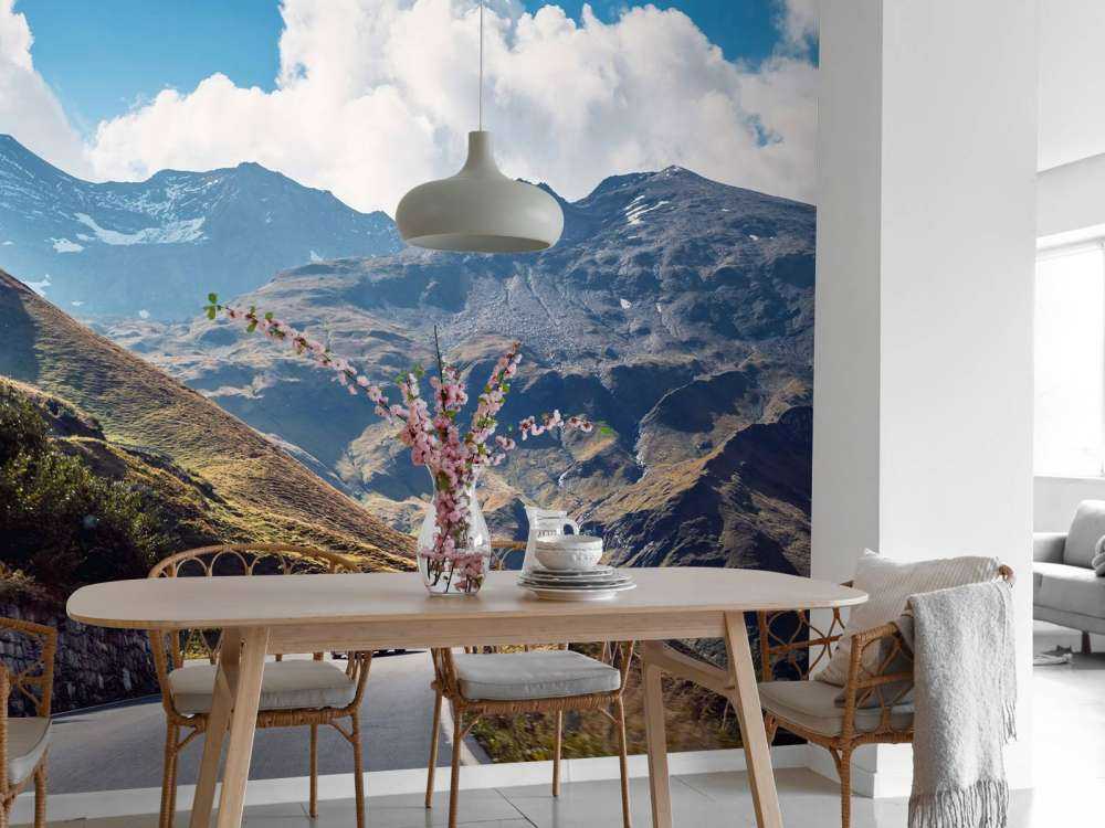 Panorama górskiej drogi