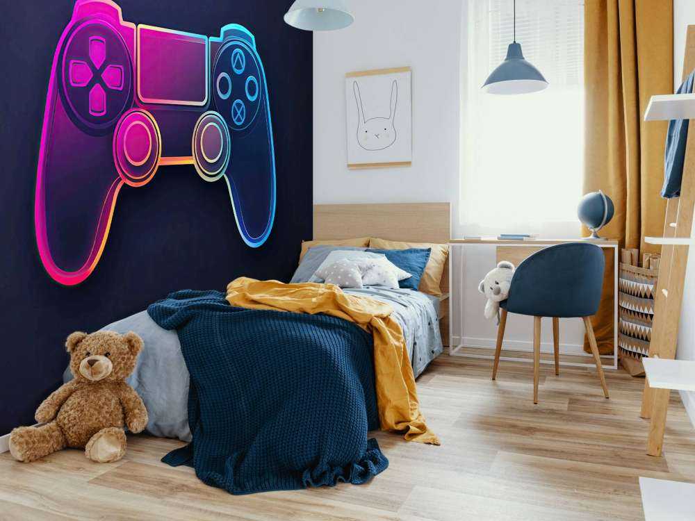 Neonowy kontroler do gier