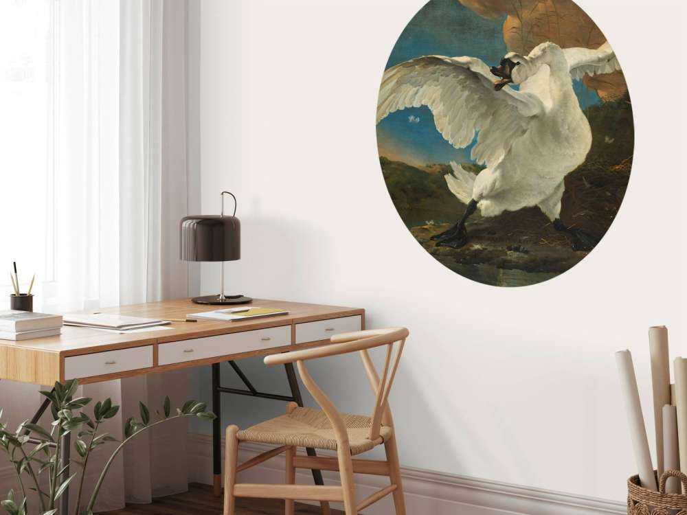 Zagrożony łabędź