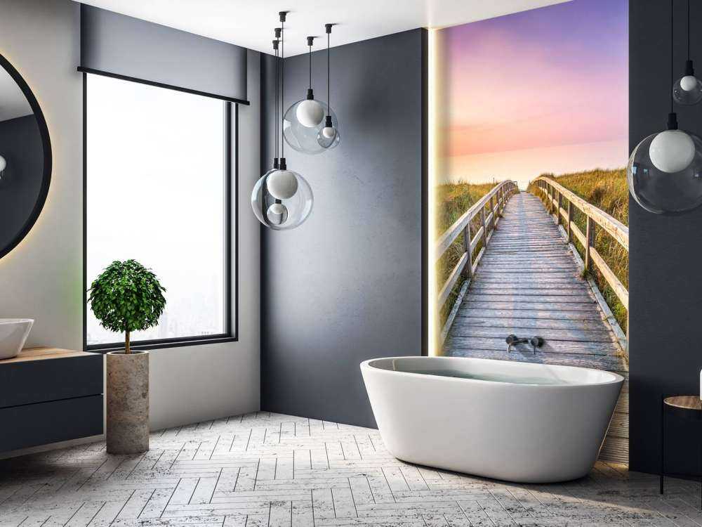 Plaża o zachodzie słońca