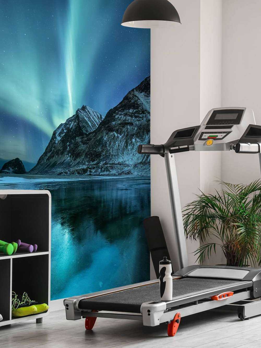 Niebieskie światła północne