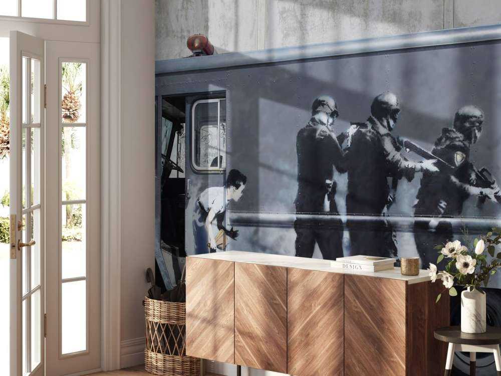 Banksy - SWAT van