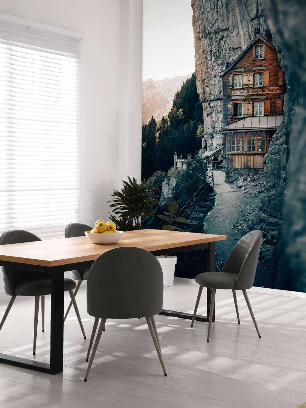 Górska chata w Alpach