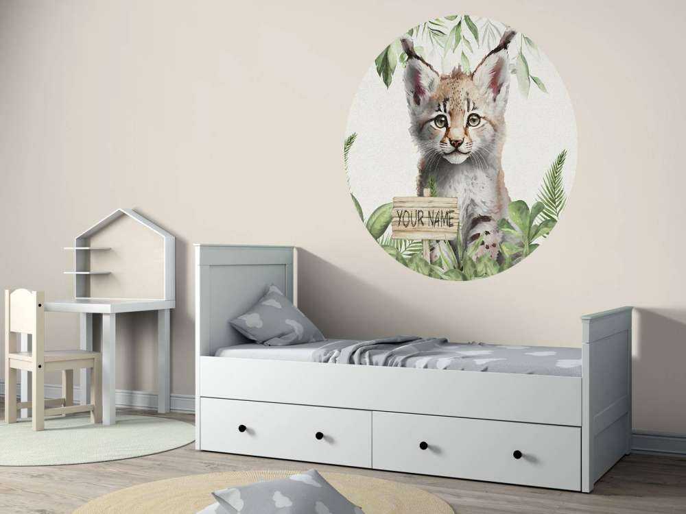 Mały ryś w dżungli