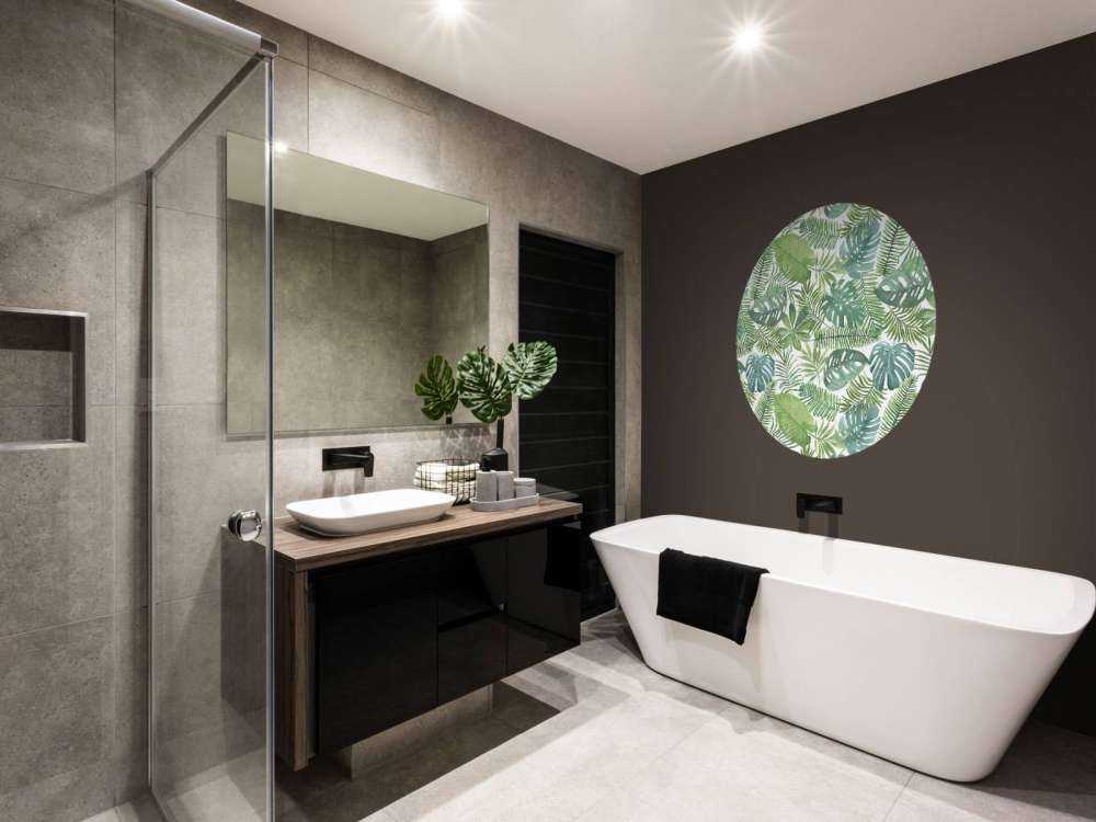 Tropikalne liście akwarelowe