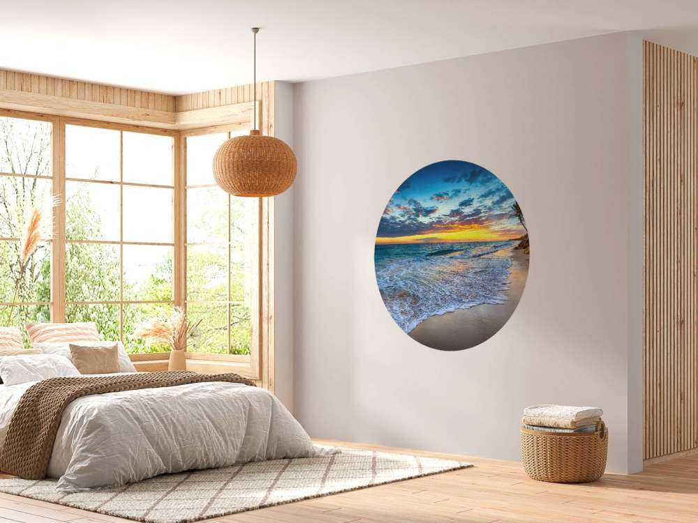 Wschód słońca na plaży