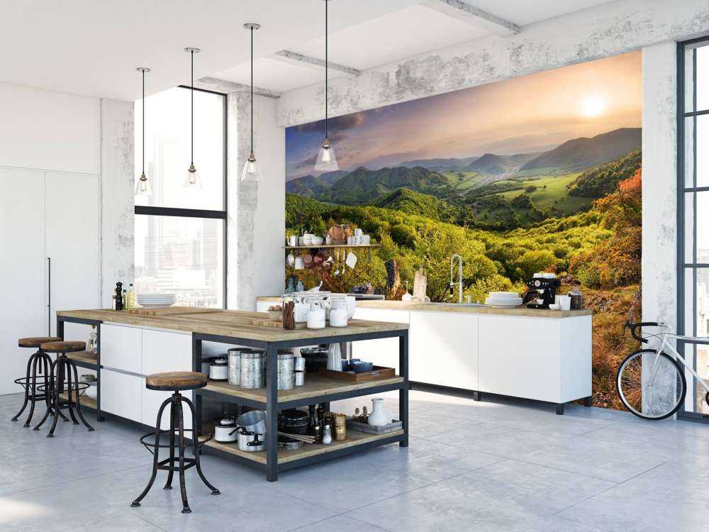 Krajobraz górski na wiosnę