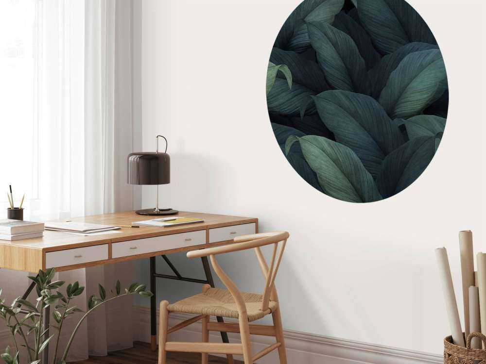 Tropikalne zielone liście