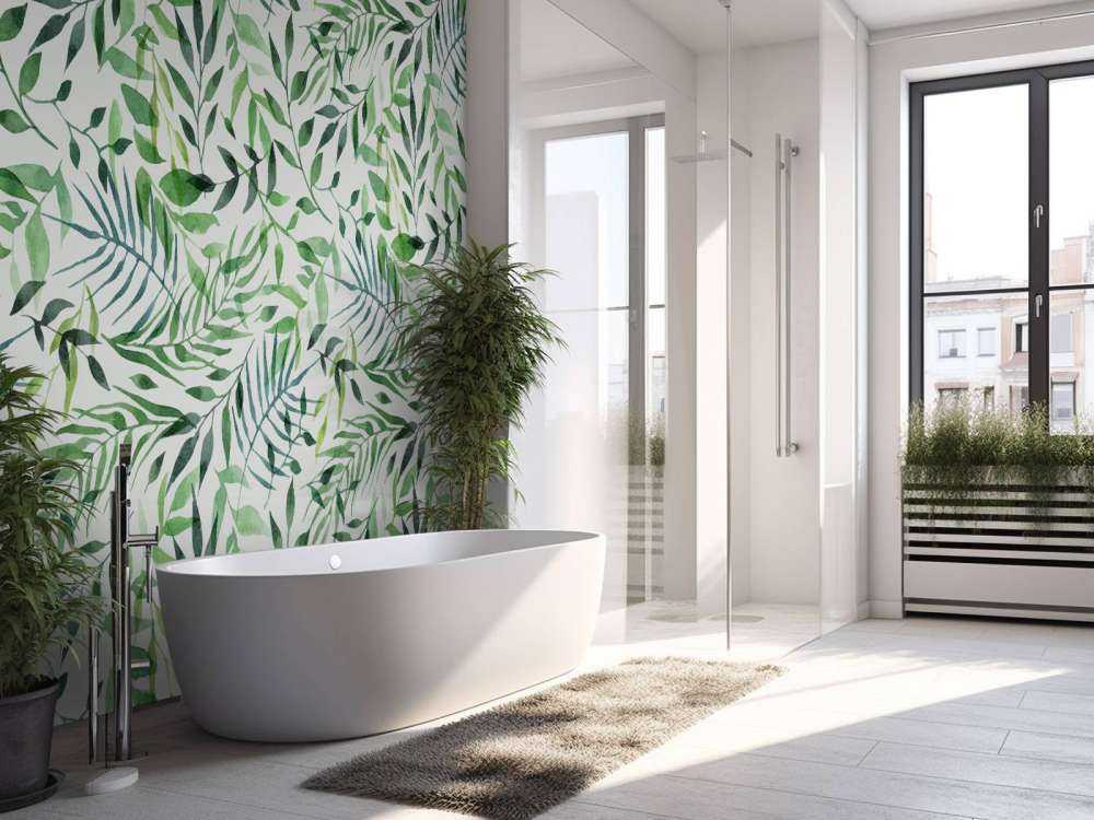 Wesoły wzór, zielony