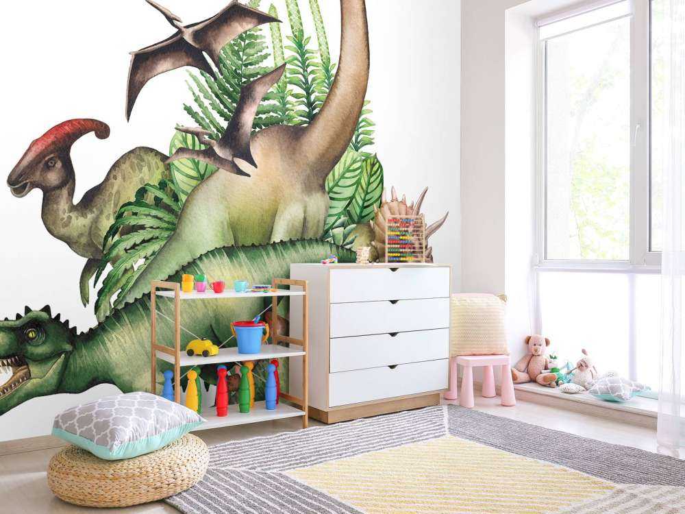 Akwarelowe dinozaury