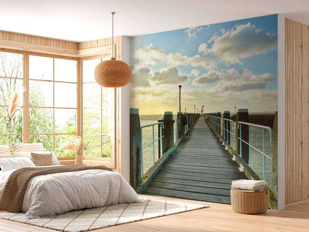 Rusztowania na wybrzeżu