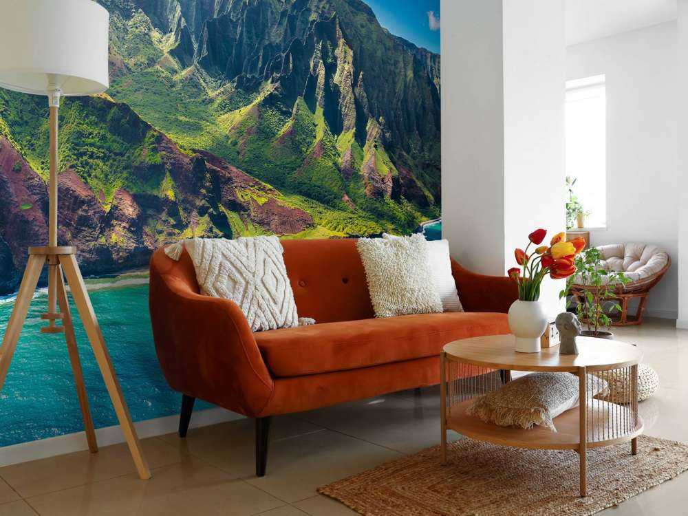 Góry wzdłuż wybrzeża