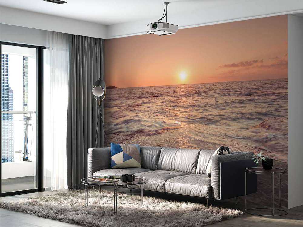 Zachód słońca na plaży