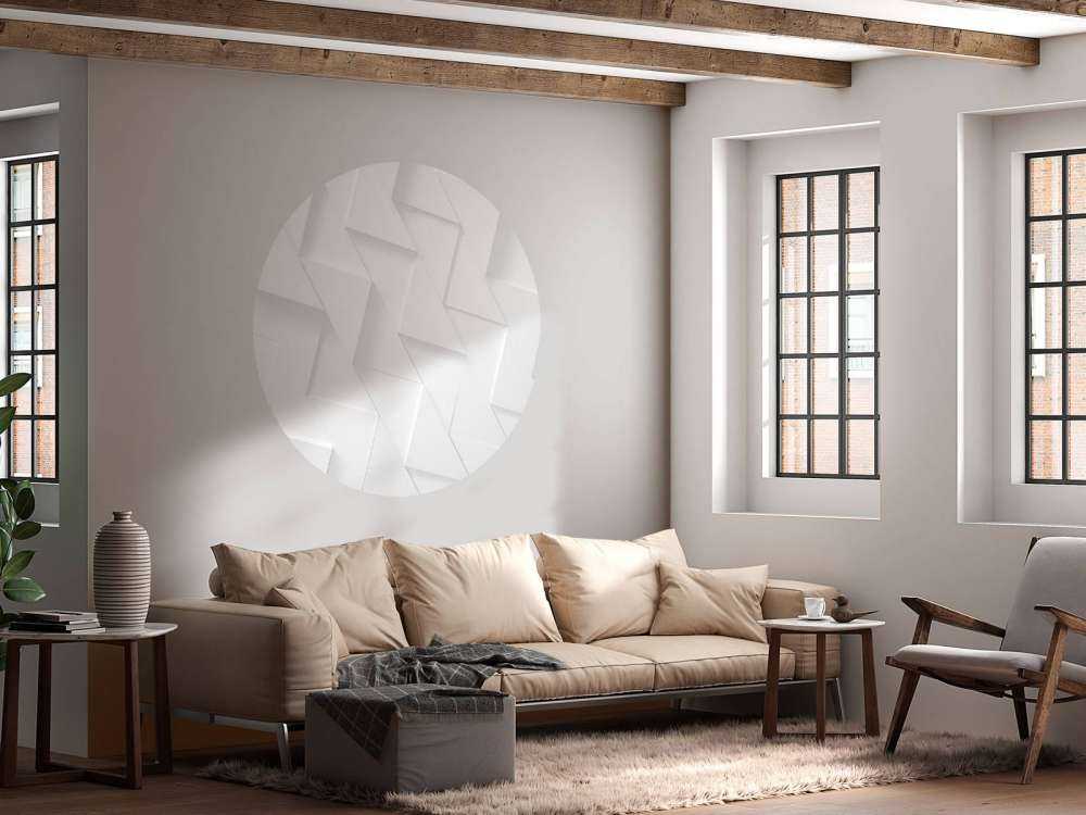 Białe trójkąty 3D