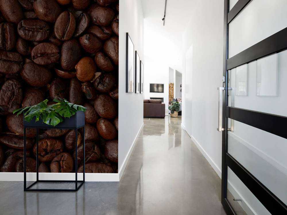 Ziarna kawy w zbliżeniu