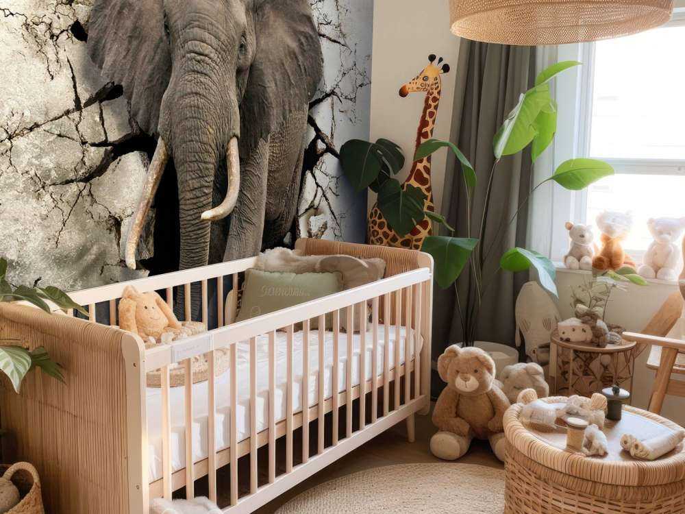 Wielki słoń z muru