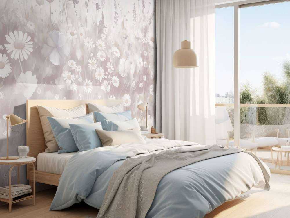 Zielona zieleń lata stonowany róż