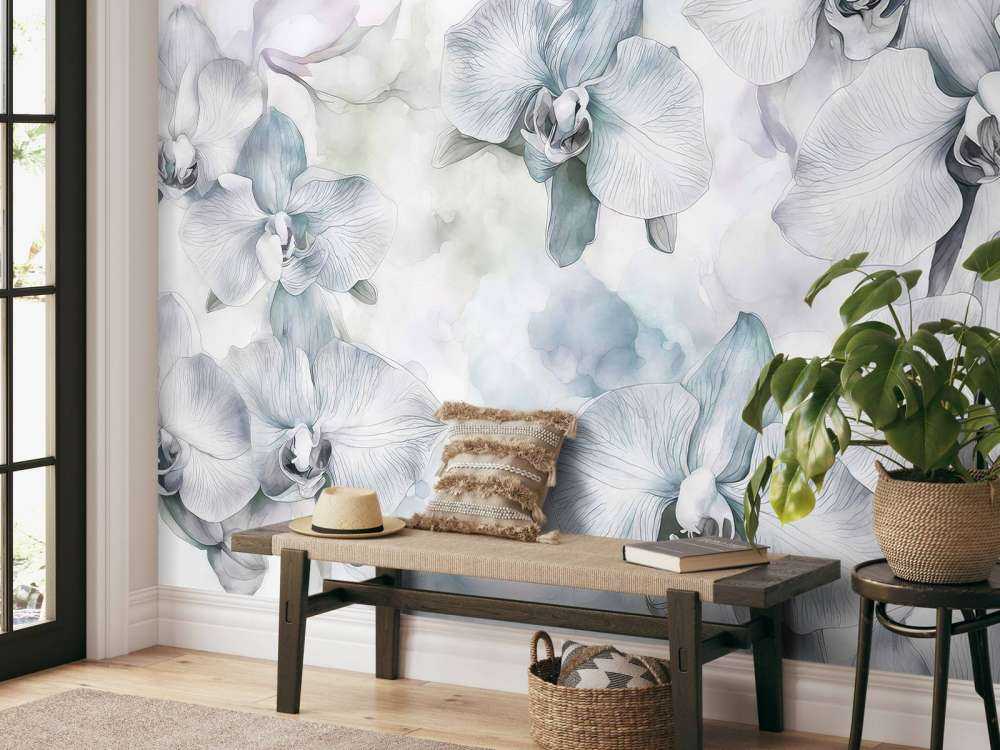 Melodie orchidei akwarelowych