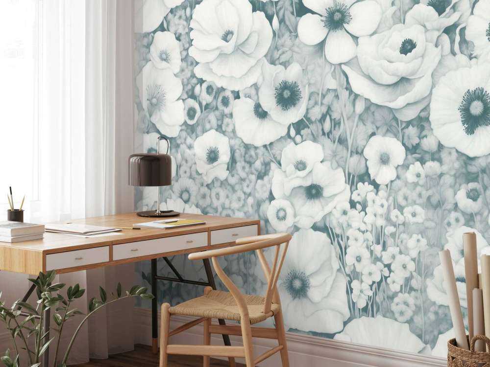 Poppy Tale Monochromatyczny Ocean