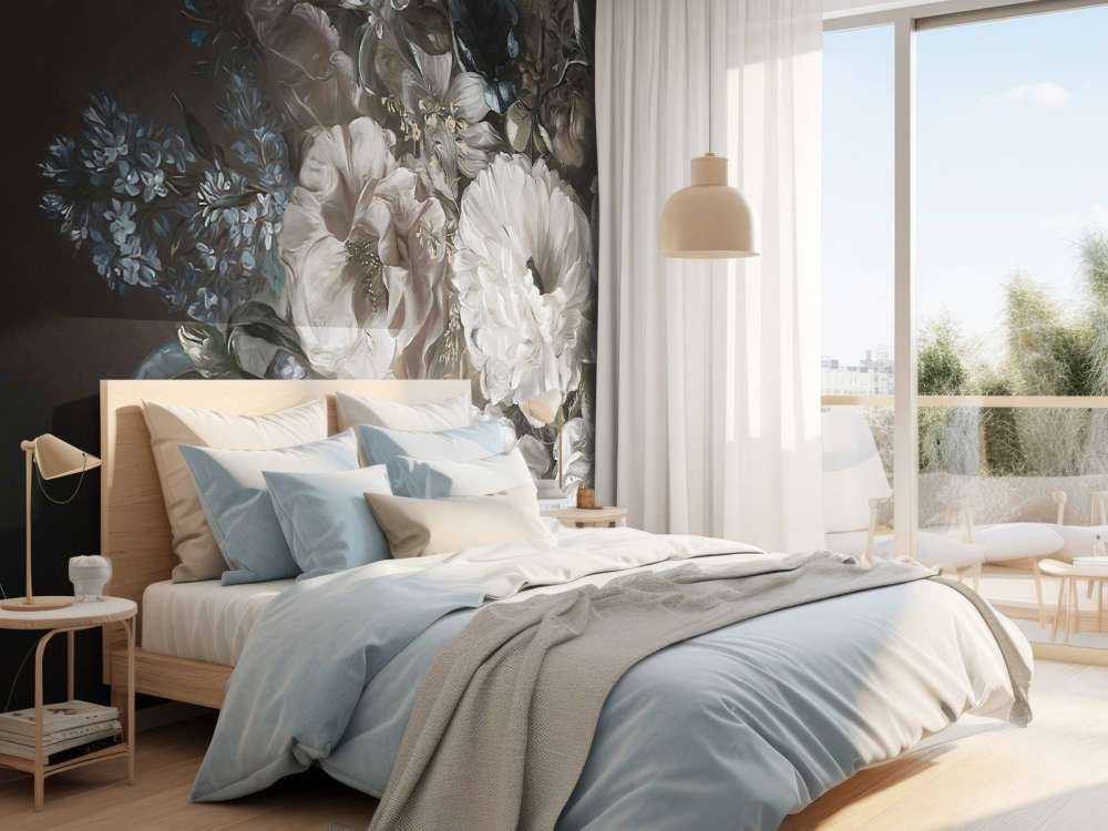 Bukiet z białym bzem