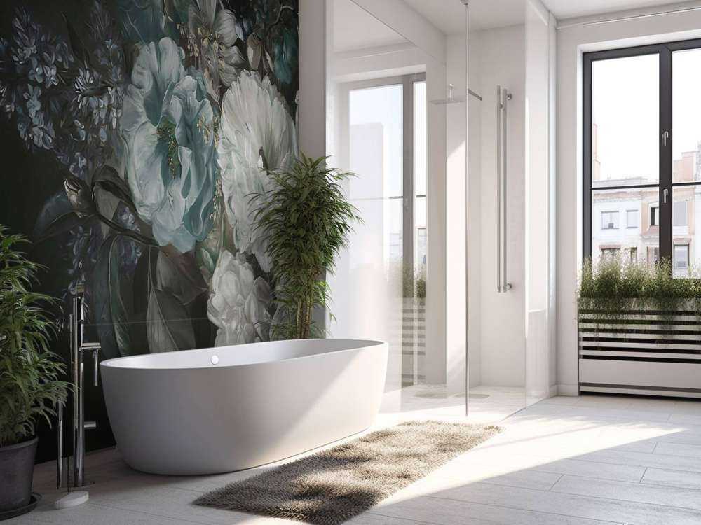 Bukiet z bzu niebieskiego