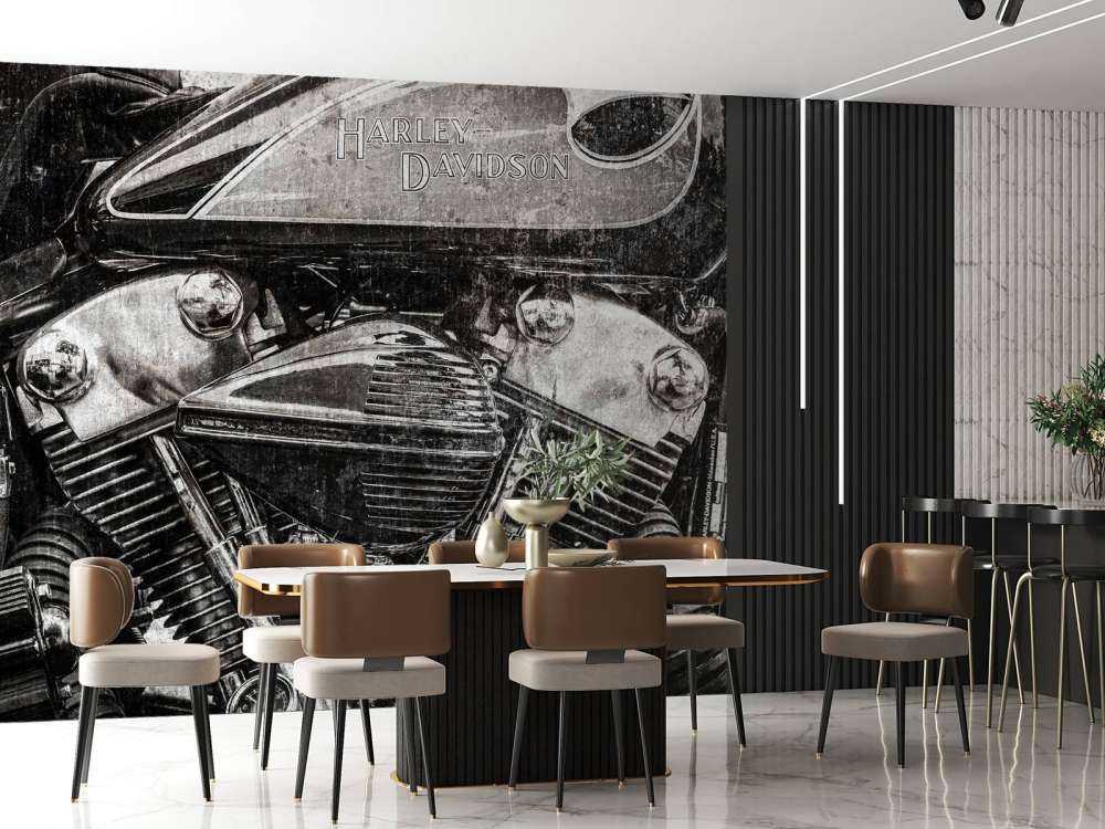 Harley davidson zbliżenie