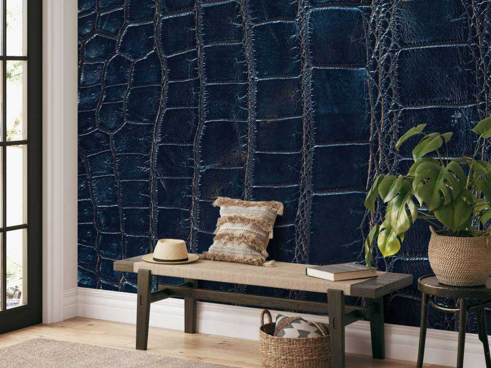 Błyszcząca skóra krokodyla